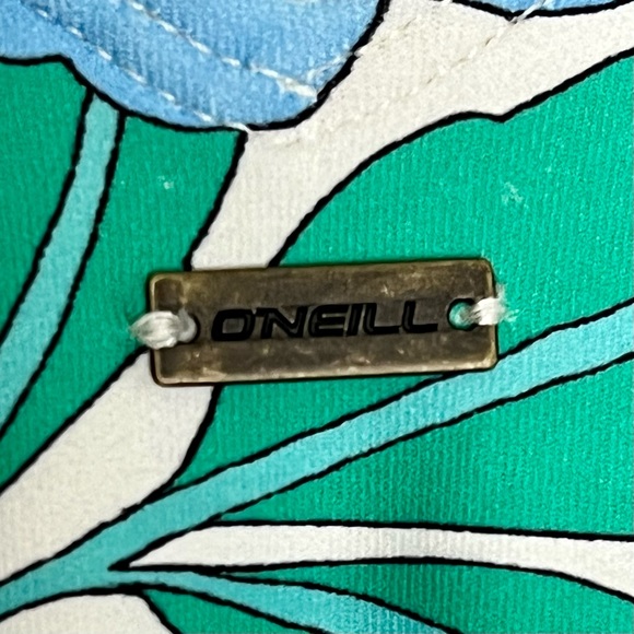 NEW O’NEILL Long Sleeve One piece Swimsuit White Pink Floral Women’s Swim Size S - Picture 8 of 16